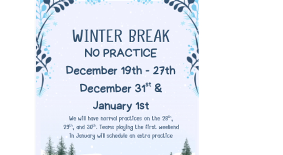 Winter Break Schedule